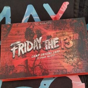 Glamlite Friday the 13th Eyeshadow Palette - Red and Black